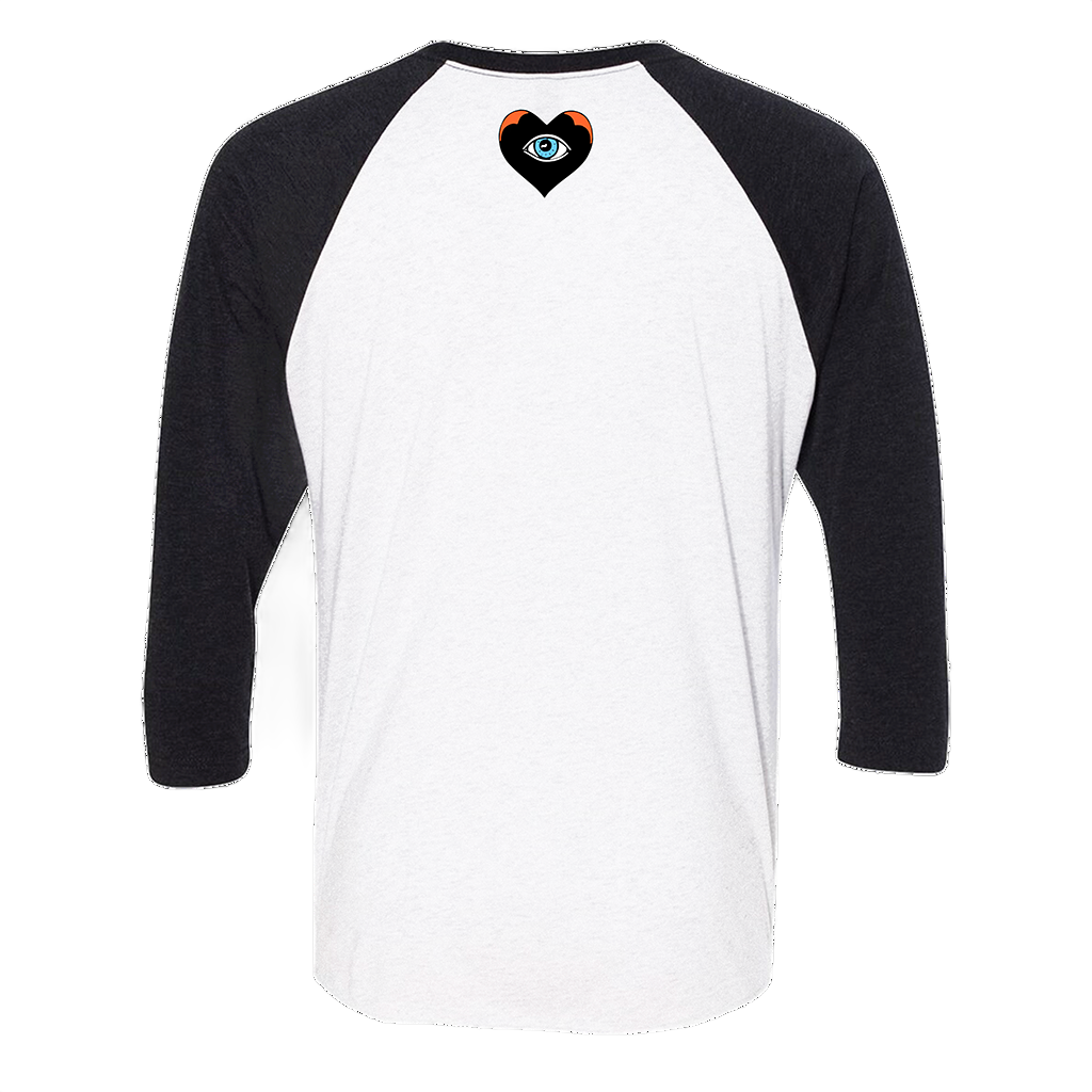 Flaming Eye raglan tee