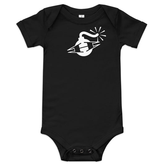 H Bomb baby onesie