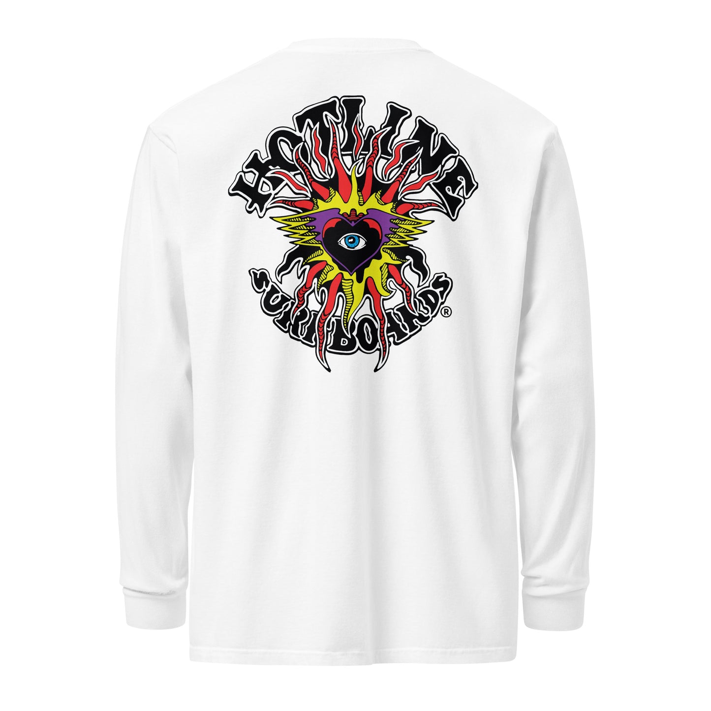 Flaming Eye premium long sleeve tee