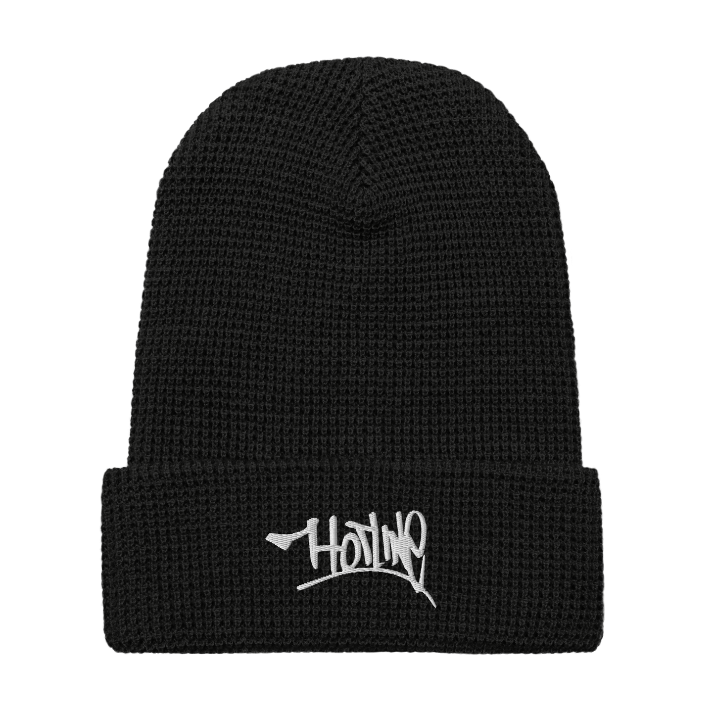 Tag waffle beanie