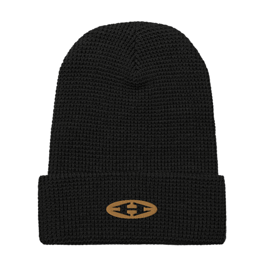 Lamo Logo embroidered waffle beanie