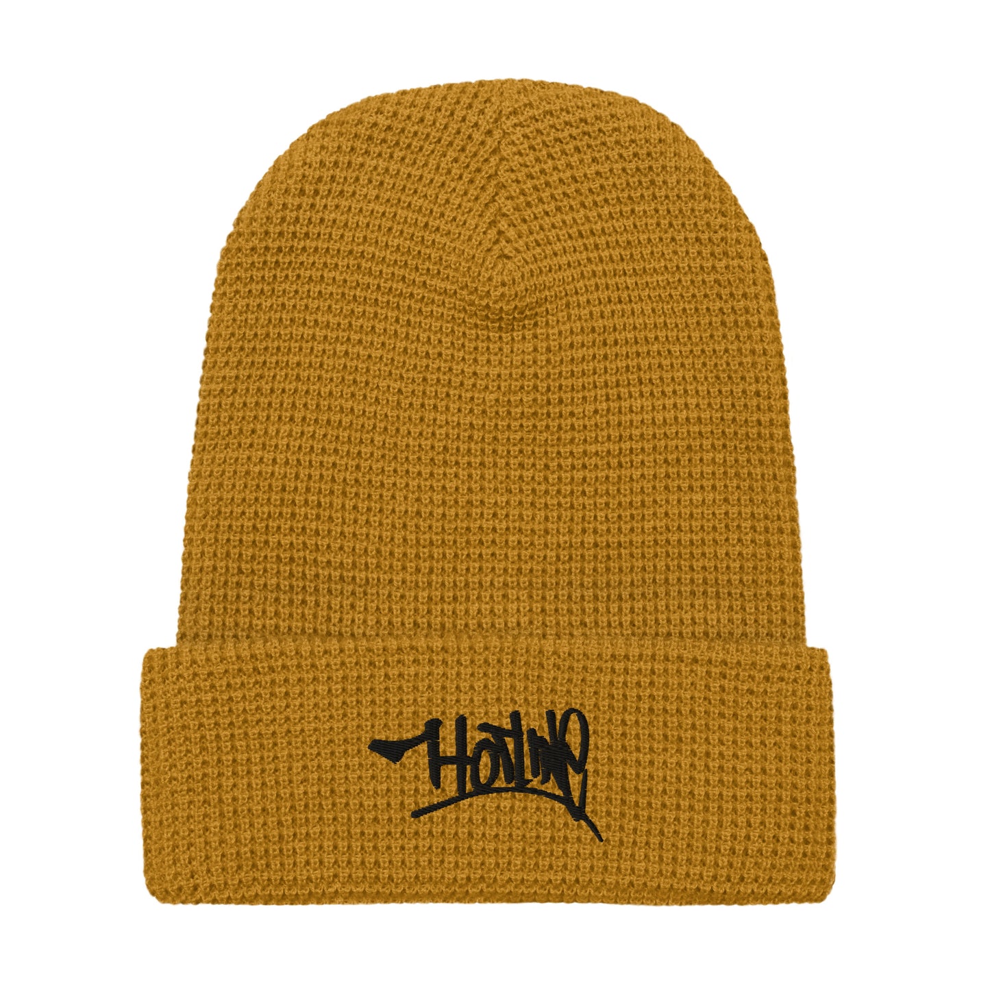 Tag waffle beanie