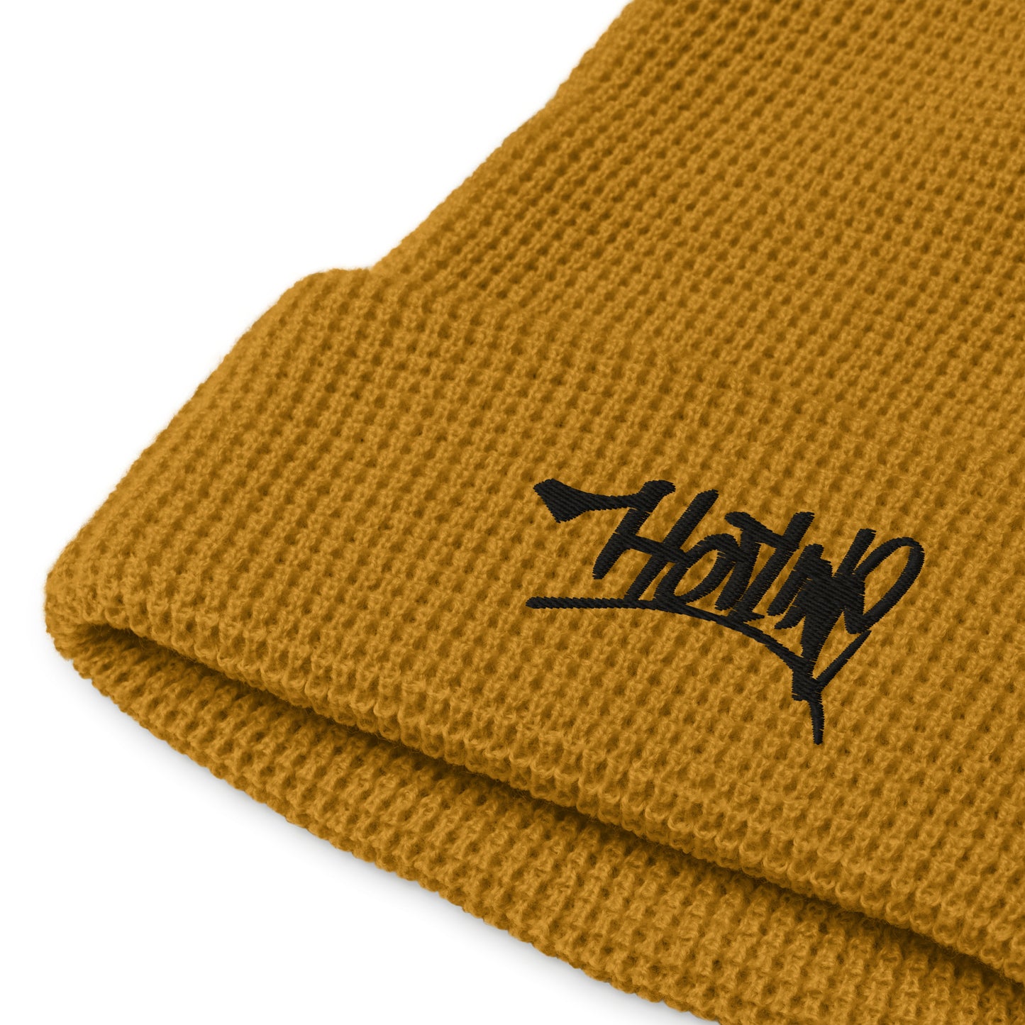 Tag waffle beanie