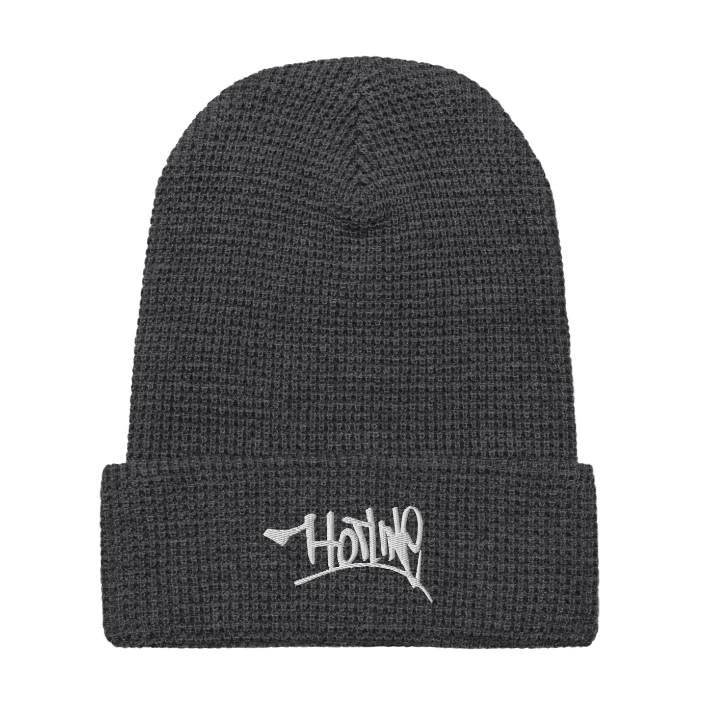 Tag waffle beanie